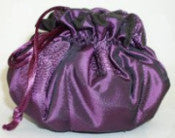 Drawstring Jewelry Travel and Storage Bag Lined with Pacific Silvercloth